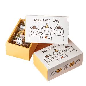 Caja de Galletas Personalizada, Caja de Embalaje de Galletas Rectangular Plegable Biodegradable con Separadores - Product Image 2