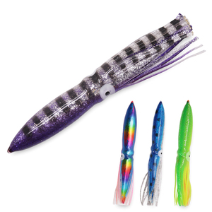 สีใหม่6in กระโปรงปลาหมึก16ซม. Trolling Trolling skirt สำหรับ Trolling Trolling Lure Trolling Lure tuna Marlin <span class=keywords><strong>Mahi</strong></span> - Product Image 1