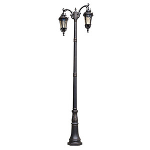 Lampadaire extérieur classique Casa <span class=keywords><strong>Marseille</strong></span>, étanche, pour jardin, poteau lumineux, lampes de jardin à LED - Product Image 1