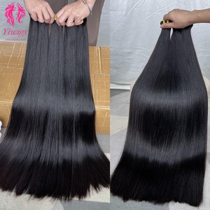 Nhà Tài Trợ Nguyên Liệu Việt Nam Tóc Xương Thẳng Bó Sdd Việt Nam Xương Thẳng Con Người Tóc 100% Chưa Qua Chế Biến Dệt Phần Mở Rộng - Product Image 2