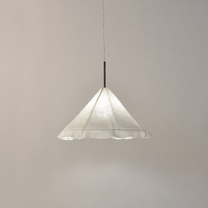 โคมไฟเพดานผ้าลินิน E27 LED ทรงกลมสีดำ สำหรับร้านค้า แสงสว่างแบบถนอมสายตา - Product Image 4