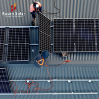 Système hybride solaire-éolien complet 5KW 10KW, kits de générateurs éoliens 48V-220V pour usage domestique