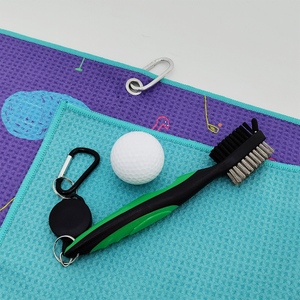 Serviette de sport en microfibre pour la gym, le fitness, le yoga, le golf, les activités de plein air et les voyages, avec logo personnalisé - Product Image 2