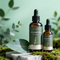 Kit de Soins Quotidiens à l'Huile de Romarin pour le Cuir Chevelu – Formule Douce et Nourrissante, Prêt à l'emploi, Usage Professionnel en Salon