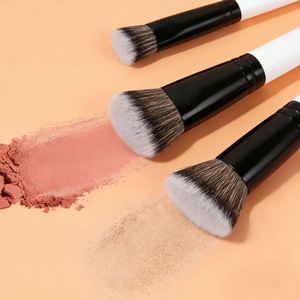 Ensemble de 4 pinceaux de maquillage <span class=keywords><strong>à</strong></span> double extrémité en nylon avec têtes d'application de précision pour un look professionnel - Product Image 5