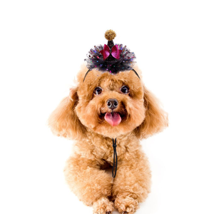 Sombreros para mascotas <span class=keywords><strong>de</strong></span> vacaciones, sombreros para perros y gatos <span class=keywords><strong>de</strong></span> Halloween, decoraciones ajustables, sombreros novedosos divertidos <span class=keywords><strong>de</strong></span> lino <span class=keywords><strong>tejido</strong></span> mixto - Product Image 2