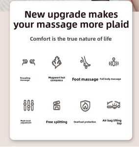 Fabrieks prijs multifunctionele handbediende elektrische warmtecompress massagematras met <span class=keywords><strong>4</strong></span> massagekoppen voor nek en benen - Product Image 6