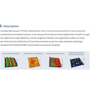 Instrument de mesure 3D automatique Instrument de mesure de hauteur de pas <span class=keywords><strong>optique</strong></span> <span class=keywords><strong>Microscope</strong></span> <span class=keywords><strong>confocal</strong></span> - Product Image 2