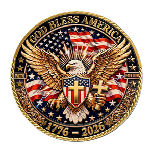 Moneda Conmemorativa del 250 Aniversario del <span class=keywords><strong>Espíritu</strong></span> de la Libertad Americana, Artesanía Metálica con Elementos del Horizonte de Nueva York, Regalo Conmemorativo - Product Image 5