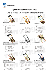 ตัวรัดสายรัดสินค้า HIDEA ขนาด 2 นิ้ว พร้อมหูจับยาง รับน้ำหนักได้ 5000 กก. สำหรับ<span class=keywords><strong>รถ</strong></span>บรรทุกและรถพ่วง - Product Image 5
