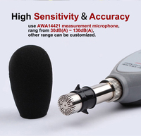 Microphone à condensateur de mesure acoustique de précision, modèle AWA14423