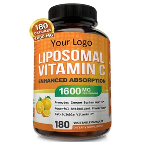 ग्रोस Vitamine सी Liposomale विटामिन सी Liposom Liposomal विटामिन सी कैप्सूल Liposome 1200mg के लिए खून बह रहा मसूड़ों कोलेजन बूस्टर