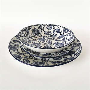 Commercio all'ingrosso stile inglese porcellana 18 pz ceramica piatto piatto <span class=keywords><strong>piatti</strong></span> <span class=keywords><strong>piatti</strong></span> <span class=keywords><strong>piatti</strong></span> per la cena per la cucina per <span class=keywords><strong>6</strong></span> <span class=keywords><strong>persone</strong></span> - Product Image 6