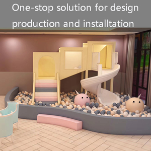 New Design Kids Indoor Soft Play Indoor Play Center Children <b>Small</b> Indoor Playground Equipment with <b>Slide</b> Ball Pool Ocean Ball - Product Image 4