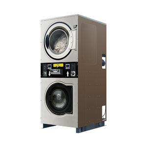 Ensemble <span class=keywords><strong>lave</strong></span>-<span class=keywords><strong>linge</strong></span> et sèche-<span class=keywords><strong>linge</strong></span> entièrement automatique à pièces/cartes, empilable, en acier inoxydable, avec composants de moteur durables et de qualité supérieure - Product Image 2