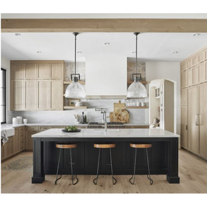 1601094584656 Armoire de cuisine en chêne blanc laqué sur mesure avec <span class=keywords><strong>colonne</strong></span> Roma - Product Image 4