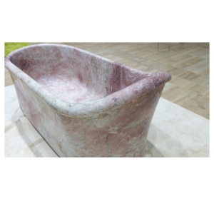 Baignoire autoportante en pierre naturelle 1800x850x800 (formes ovales et rectangulaires) – <span class=keywords><strong>Spa</strong></span> de trempage écologique pour hôtels et villas intérieurs - Product Image 6