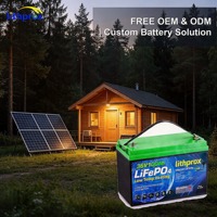 Batería de Ciclo Profundo LiFePO4 36V 100AH Grado A, Almacenamiento Compacto para el Hogar, RS485, BMS Inteligente, Terminal M8, Más de 6000 Ciclos, CE, RoHS, IP67, OEM, ODM