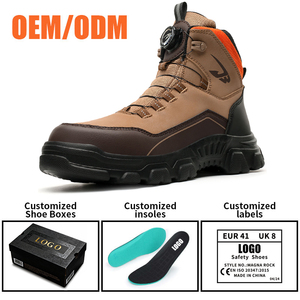 Chaussures de sécurité à cadran rotatif Mech-Lock pour hommes et femmes, embout de protection, tige en microfibre, baskets industrielles à ajustement rapide, Obsidian - Product Image 3