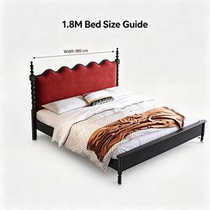 <span class=keywords><strong>Letti</strong></span> Moderni di Lusso in Stile Mid-Century con Piattaforma Morbida, in Legno di Quercia Massiccio, Eco-Sostenibili, Lavorazione Artigianale Maestosa, per un Sonno da Sogno, Disponibili nelle Misure King e Queen per Camera da Letto - Product Image 4