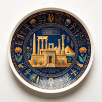 Service de Table Personnalisable en Porcelaine Fine Dorée – Style Ancien Minimaliste et Luxueux