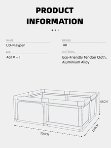 ปากกาเด็กเล่นขนาดเล็กพร้อมประตู, ปากกาสำหรับเด็กเล่นในร่มที่ปลอดภัยปากกาของเล่น<span class=keywords><strong>เด็ก</strong></span>วัยหัดเดินกิจกรร<span class=keywords><strong>ม</strong></span> - Product Image 5