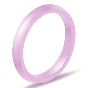 Anillos de Cerámica de 3 mm de Diámetro Interior y Exterior, Placa Curva, Cuatro Colores, Joyería de Moda Unisex, Regalo - Product Image 5
