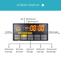 Marmite de cuisson automatique commerciale pour perles et boba avec moteur, grande capacité de 5 L pour boulangerie et moulin à farine