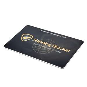 13.56Mhz Logo d'impression personnalisé Carte de blocage RFID de haute qualité pour carte bancaire de crédit <span class=keywords><strong>Visa</strong></span> Protector - Product Image 3