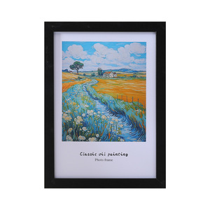 Bán Buôn Thân Thiện Với Môi 6-Inch Đơn Giản Bằng Gỗ Khung Ảnh Nghệ Thuật Sơn Dầu Tường Câu Đố A4 Bảng Cross-Biên Giới Lật Khung A3 - Product Image 4