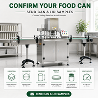 Machine de scellage automatique personnalisée en acier inoxydable 304 pour canettes en aluminium, étain et PET, qualité alimentaire, OEM
