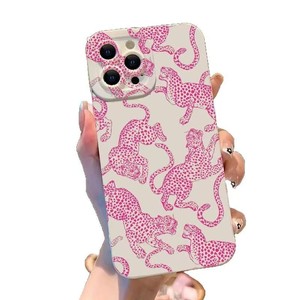 Custodia per telefono in Silicone morbido antiurto in stile leopardato per 16 15 Pro 11 XS XR 7 8 Plus <span class=keywords><strong>SE</strong></span> <span class=keywords><strong>2020</strong></span> - Product Image 3