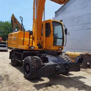 Excavadora de ruedas Hyundai 210w-7 usada del 2022, 21 toneladas, con cucharón de excavación de 1.05 m³ de capacidad, equipo pesado, 1 año de garantía. - Product Image 6
