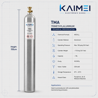 Triméthylaluminium (TMA) de haute pureté 99,999 % pour le dépôt de films minces par ALD et CVD dans le domaine des semi-conducteurs