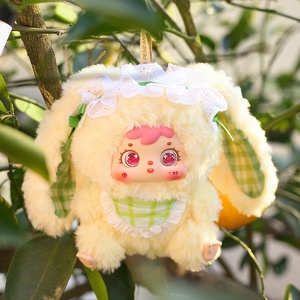 Famiglia di Coniglietti Samuel Fluffy Bunny, Piccola Famiglia di Conigli, Peluche, Scatole Misteriose con Portachiavi, Vendita all'Ingrosso 1067 - Product Image 2