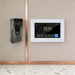 Sistema de Videoportero Wifi con 2 Cables, Clasificación IP65 Resistente a la Intemperie, Ángulo de Visión <span class=keywords><strong>Fijo</strong></span> de 130 Grados, para Dormitorios Estudiantiles - Product Image 1