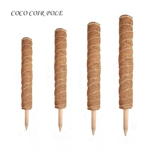 CZDMT Brand <strong>Coco</strong> Coir Pole and <strong>Sticks</strong> for Climbing Plant Support Natural Color Size 12" to 47" Home &amp; Outdoor Use - Product Image 2