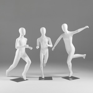 หุ่นเด็กสีขาวสไตล์สปอร์ตท่าทางวิ่ง สำหรับร้านเสื้อผ้าเด็ก - Product Image 1