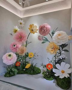 ענק נייר אורגנזה לעמוד פרחים חתונה ענק חתונה קישוט אירוע - Product Image 5