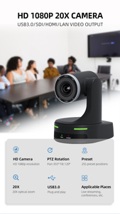 Cámara IP SDI NDI con Zoom óptico para Educación <span class=keywords><strong>en</strong></span> <span class=keywords><strong>vivo</strong></span>, videocámara de videoconferencia, 1080p, PTZ - Product Image 4