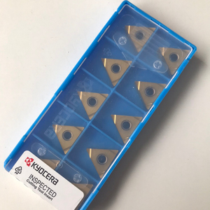 Insertos Cuadrados de Carburo Kyocera TNGG160404R-S PV720, Insertos de Corte de Carburo de Tungsteno de Alta Calidad, Cuchilla de 16 mm, Personalización OEM - Product Image 2