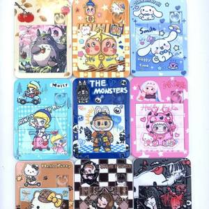 Perles brodées en relief double face à motif de dessin animé Turrington, pour la création de chaînes de téléphone portable et de sacs, cadeau DIY - Product Image 3