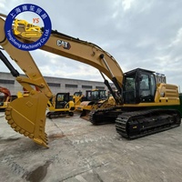 Excavator Bekas 345GC Jepang Jam Operasi Rendah, Bucket untuk Peralatan Konstruksi, Pertambangan, dan Konstruksi
