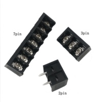 Bloque de Terminales de Barrera para PCB XINKE, Paso de 9.5mm, Conector Negro, 300V 30A para Alta Potencia HB9500-9.5MM