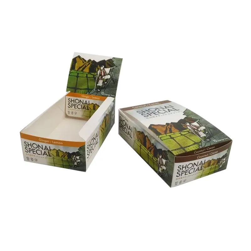 Wholesale Custom Paper Display Box Packaging Cardboard Retail Candy Milk Chocolate Bar Magic Mushroom Counter Packaging Box