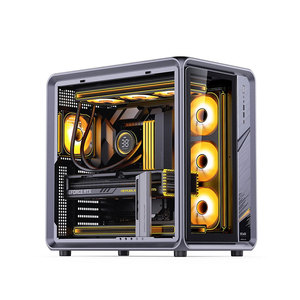 Jonsbo bo400 PC chơi Game <span class=keywords><strong>Chassis</strong></span> Chất lượng cao ATX trường hợp máy tính USB phía trước cổng nhôm hợp kim vật liệu nhựa Cổ Phiếu có sẵn - Product Image 1