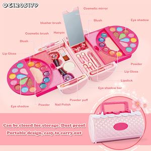Kit di Cosmetici di Lusso Personalizzati con Logo, Set Completo di Trucchi per Bambine 2025, Borsetta Giocattolo con Accessori per Bambini - Product Image 3