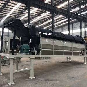 Grande Pedra Tambor Tela Nova Condição Vibrando Triagem Fábrica Preço Rotary Trommel Screener para Topsoil Peneira Rolamento Motor - Product Image 6