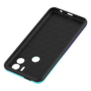 Pour Xiaomi Redmi A3 Pro double couche deux en un revêtement d'huile en cuir antichoc dégradé de couleur accessoires mobiles coques de téléphone - Product Image 3