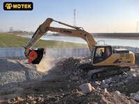 Nuevas Cucharas Trituradoras Motek con Súper Fuerza de Trituración y Cuerpo de Acero de Alta Resistencia para Excavadoras de 20-25 Toneladas Modelo MTC200